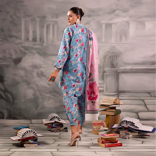 Digital Printed Lawn 3PC-ZR007