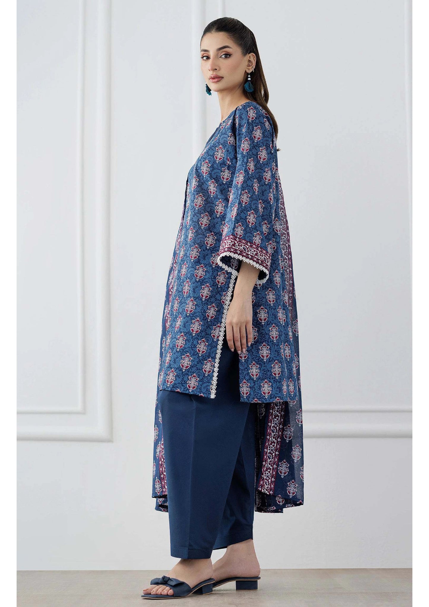 Printed Lawn 3PC | Unstitched-ZR242