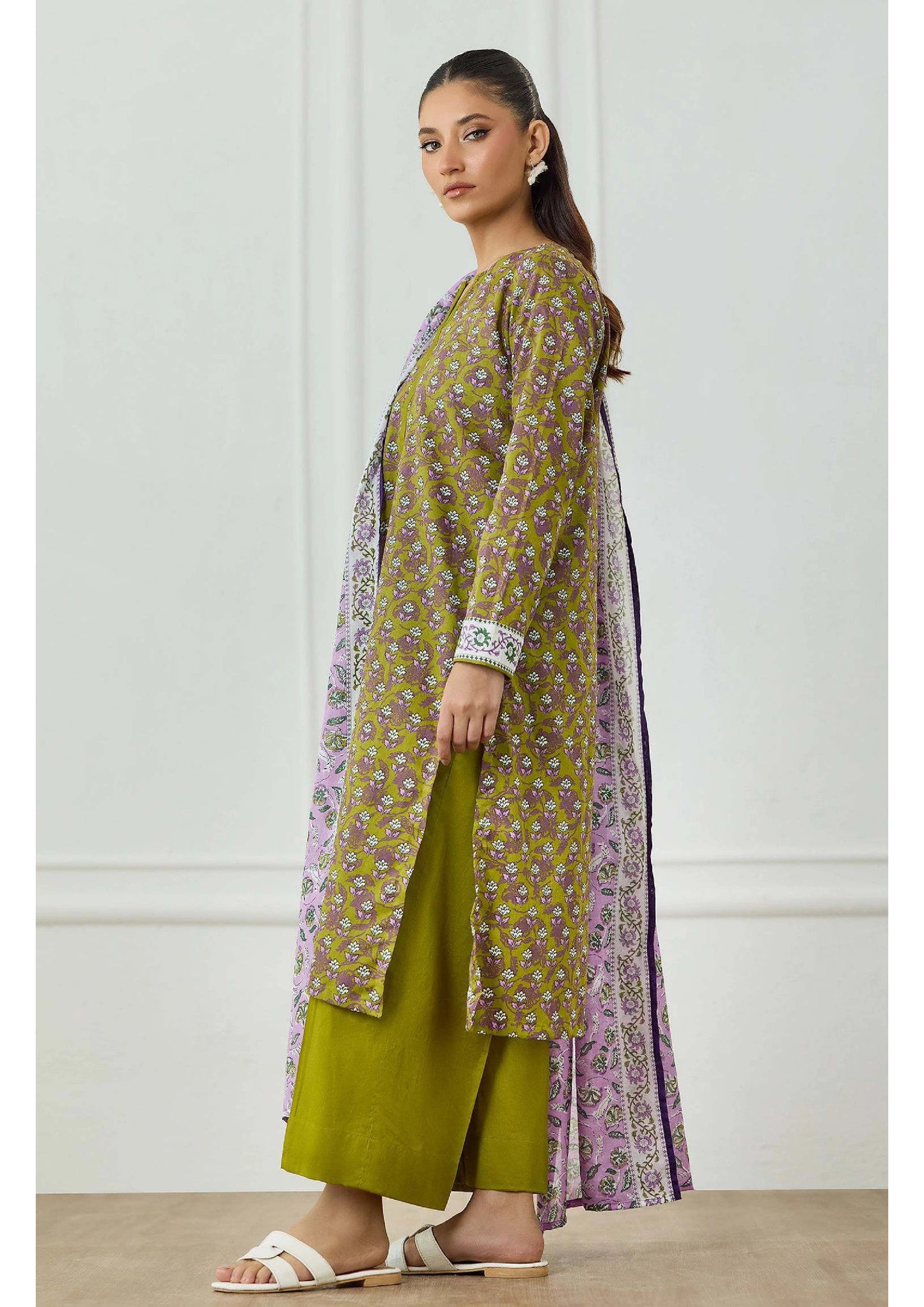 Printed Lawn 3PC | Unstitched-ZR243