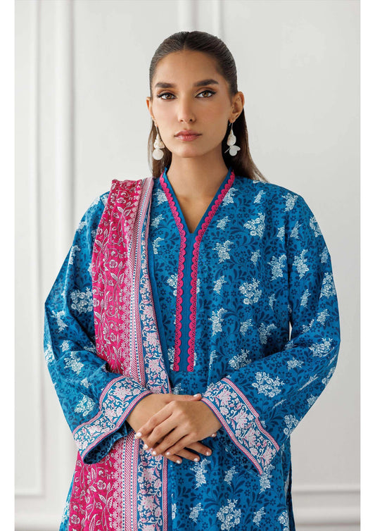 Printed Lawn 3PC | Unstitched-ZR244