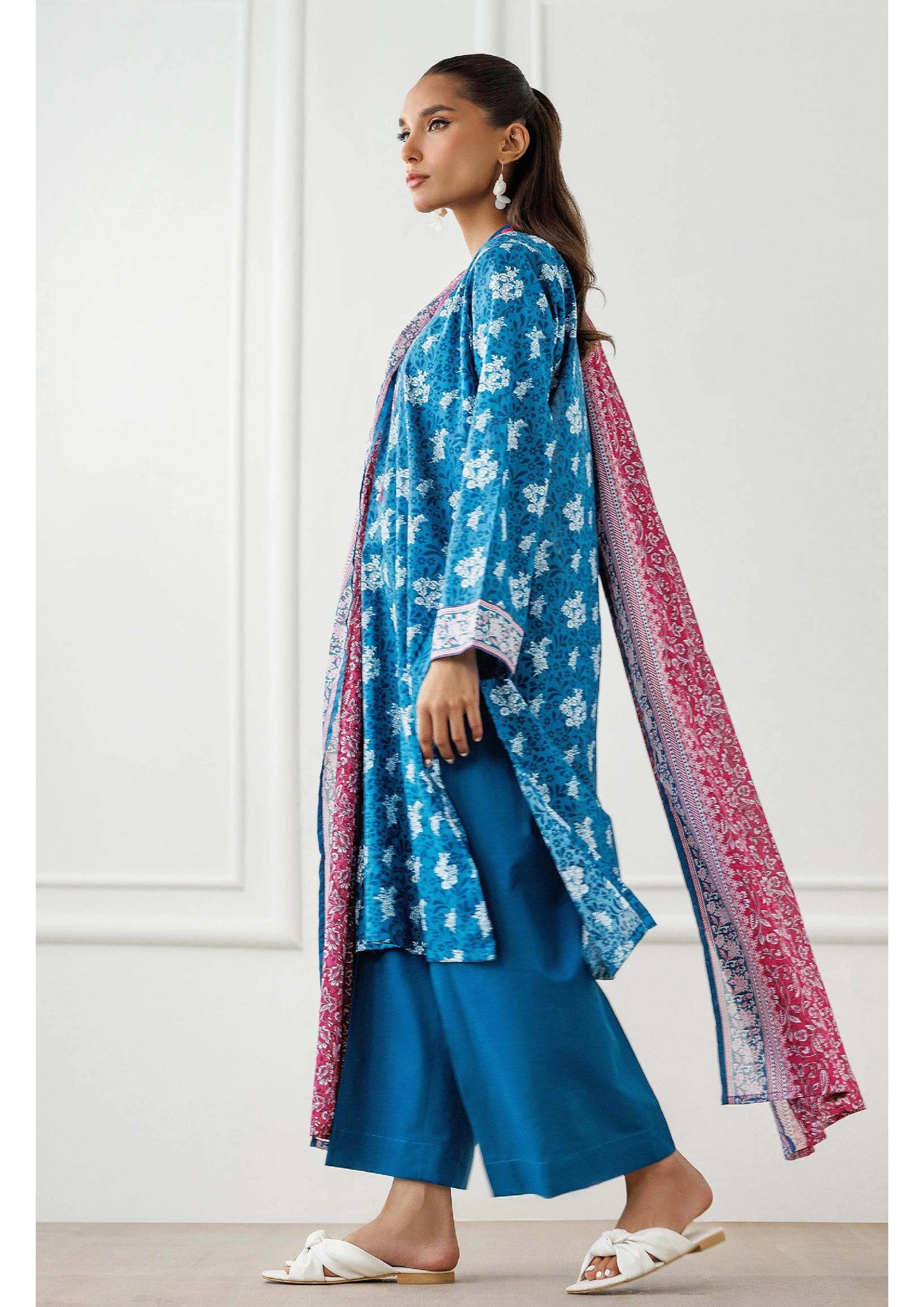 Printed Lawn 3PC | Unstitched-ZR244