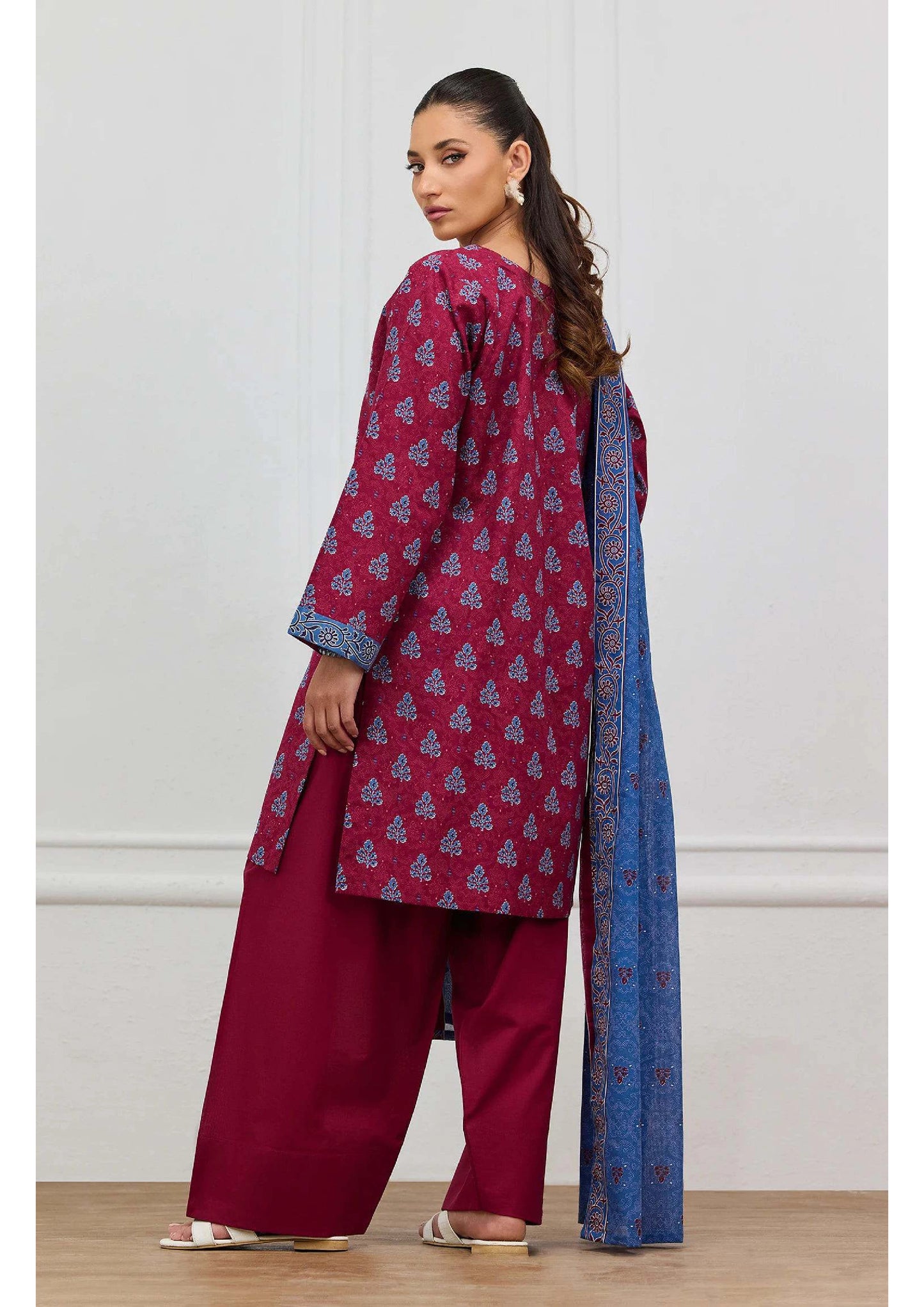 Printed Lawn 3PC | Unstitched-ZR247