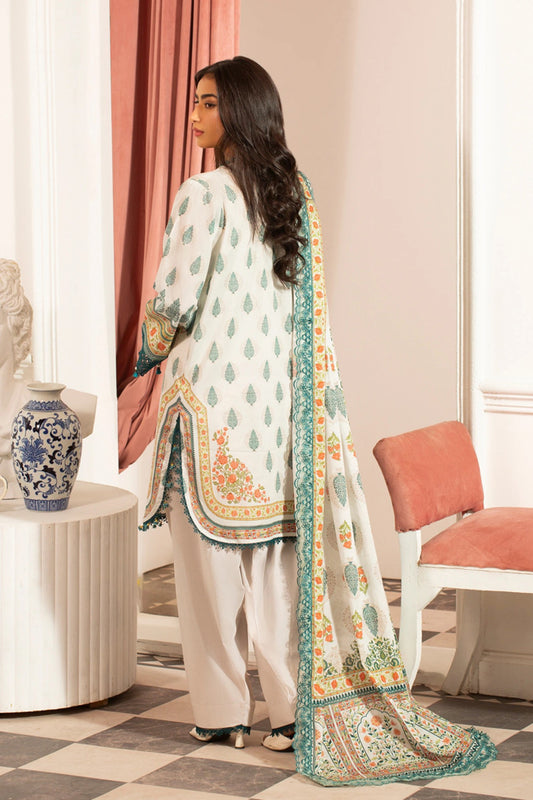 Premium Printed Lawn 3PC Suit-ZR015