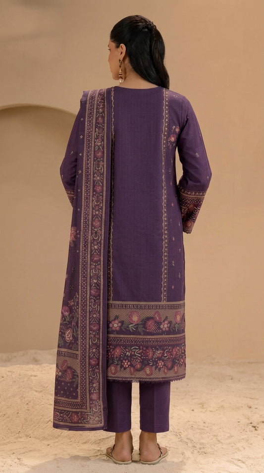Fancy Printed Lawn 3PC-ZR222