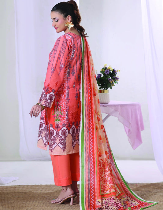 Digital Printed Lawn 3PC-ZR179