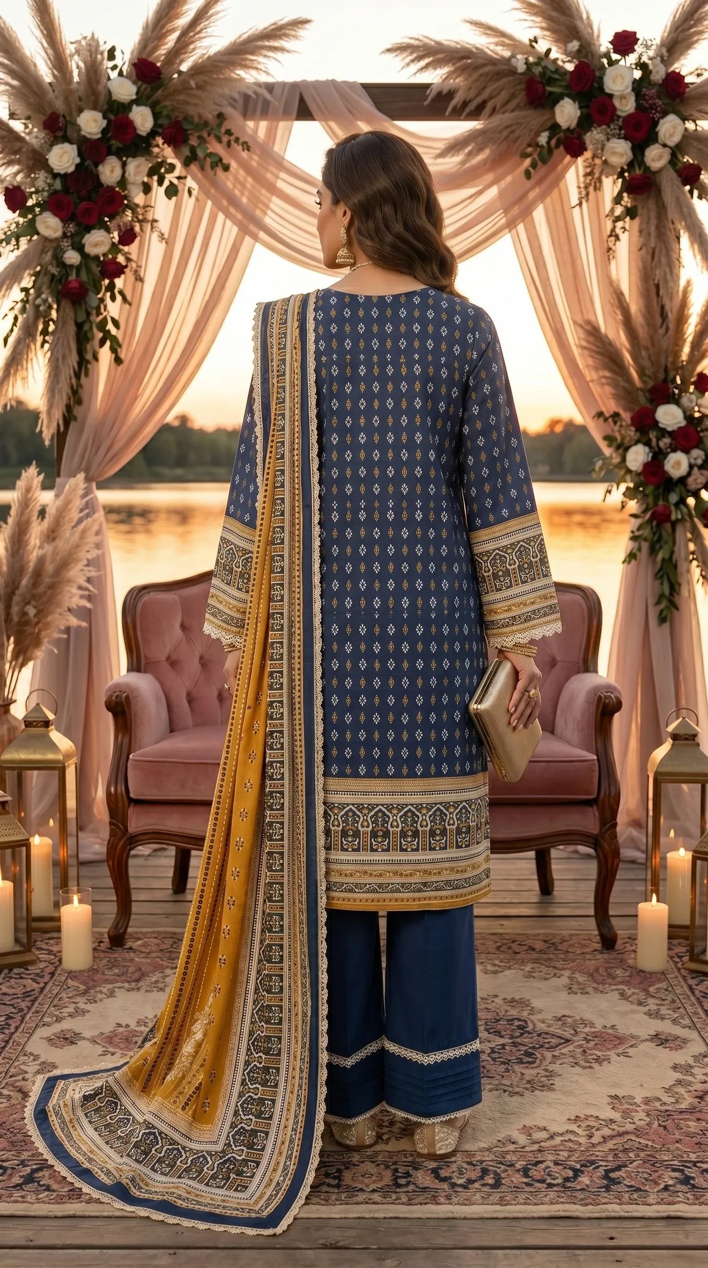 Printed Lawn Unstitched 3PC-ZR205