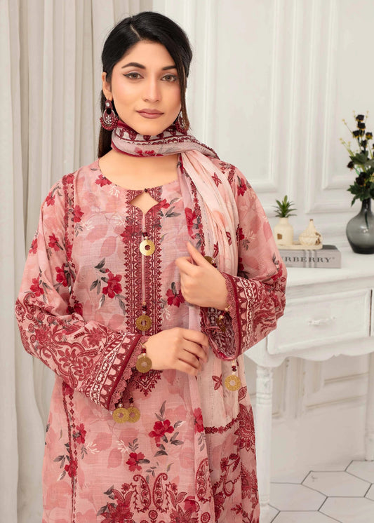 Digital Printed Lawn 3PC-ZR169