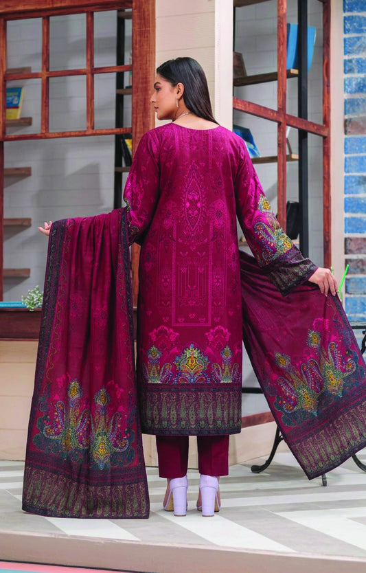 Digital Printed Lawn 3PC Suit-ZR194