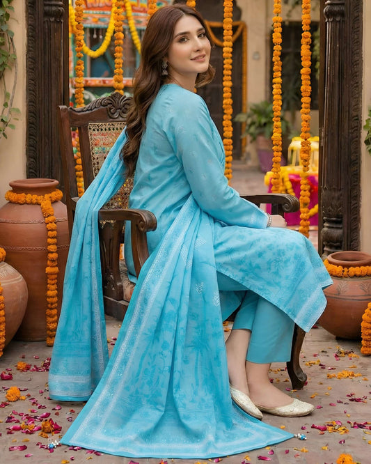 Printed Lawn 3PC-ZR046