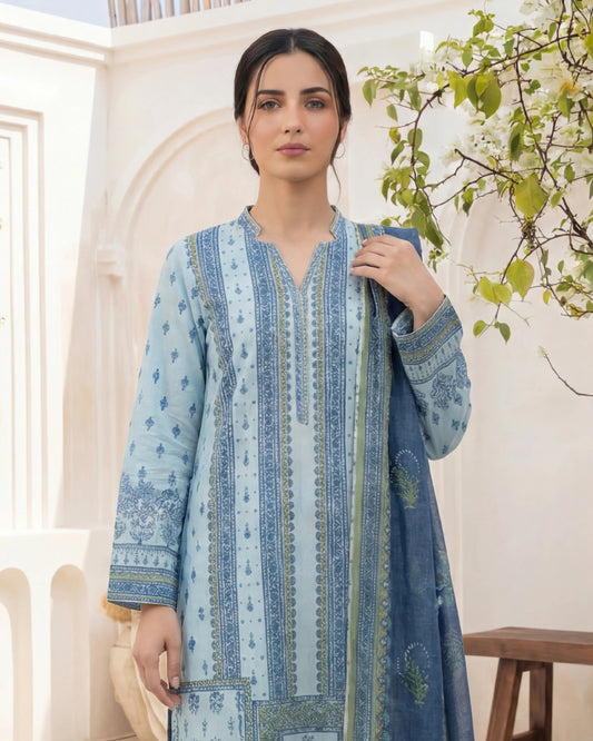 Printed Lawn 3PC-ZR042