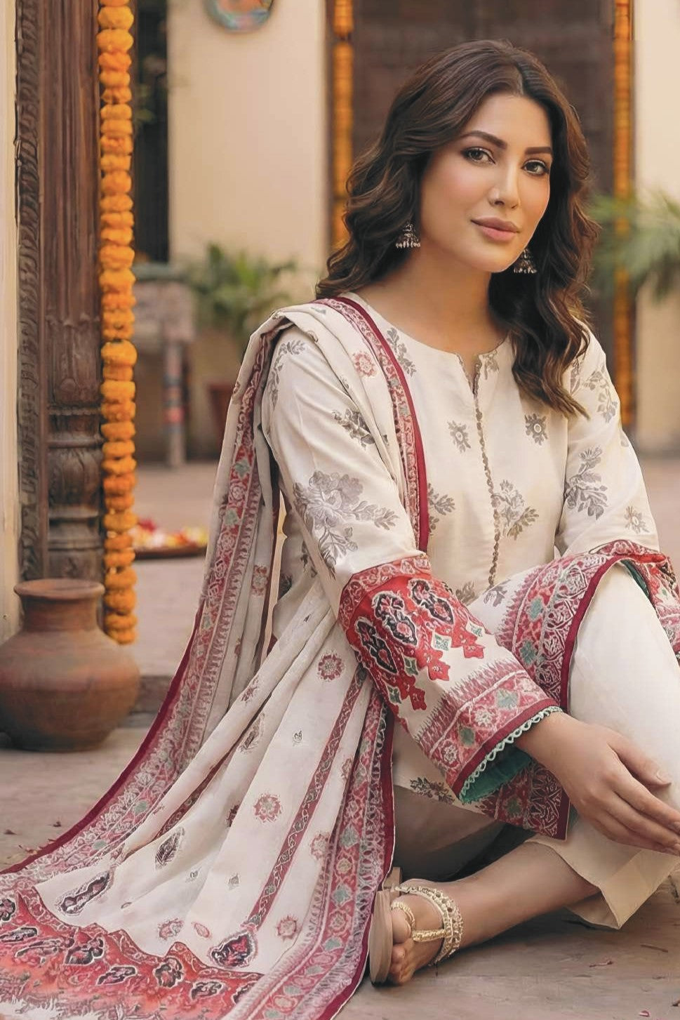 Printed Lawn 3PC-ZR049
