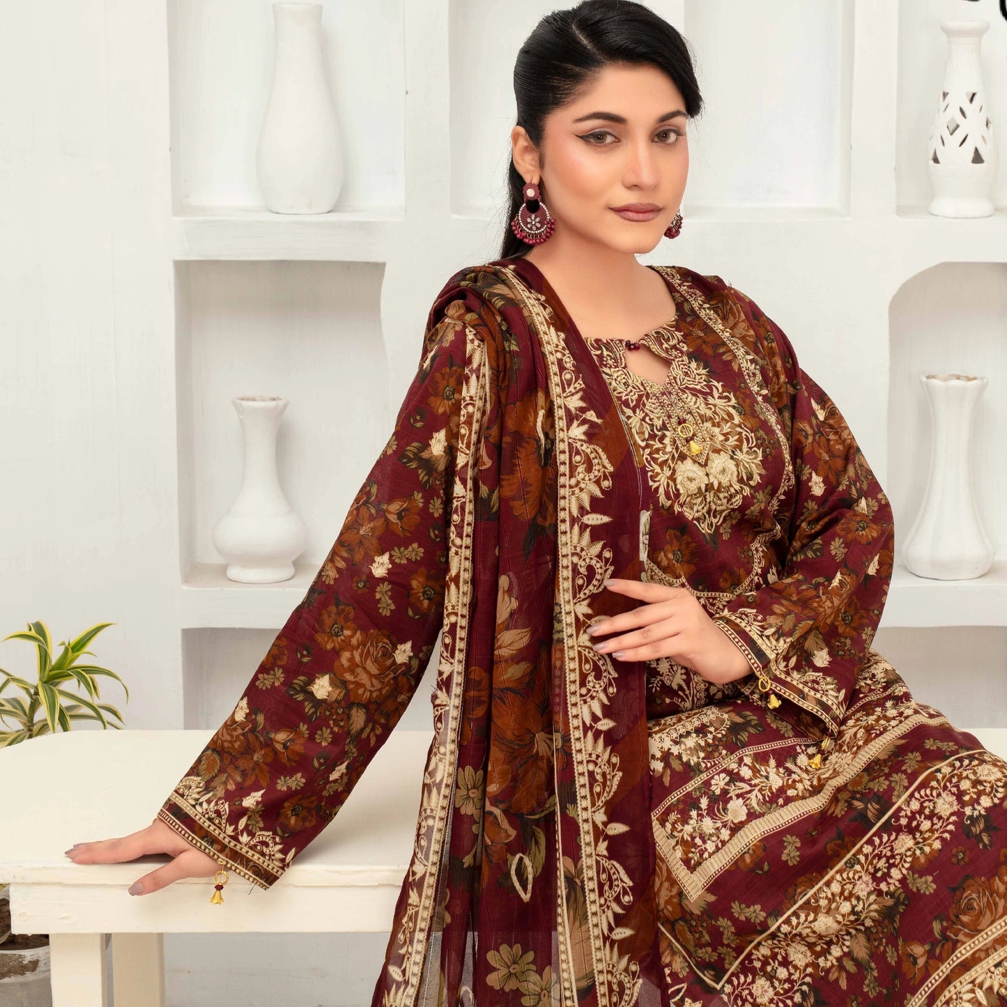 Digital Printed Lawn 3PC-ZR168
