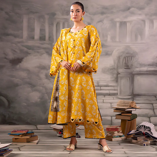 Digital Printed Lawn 3PC-ZR010
