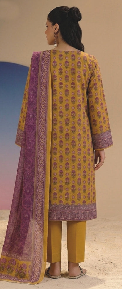 Fancy Printed Lawn 3PC-ZR226