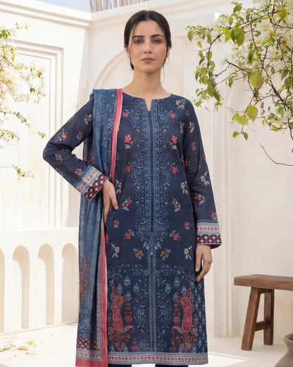 Printed Lawn 3PC-ZR035