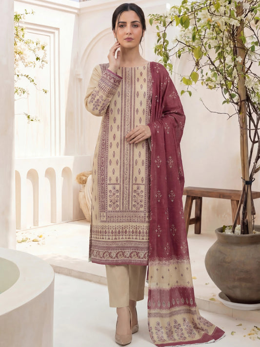 Printed Lawn 3PC-ZR034