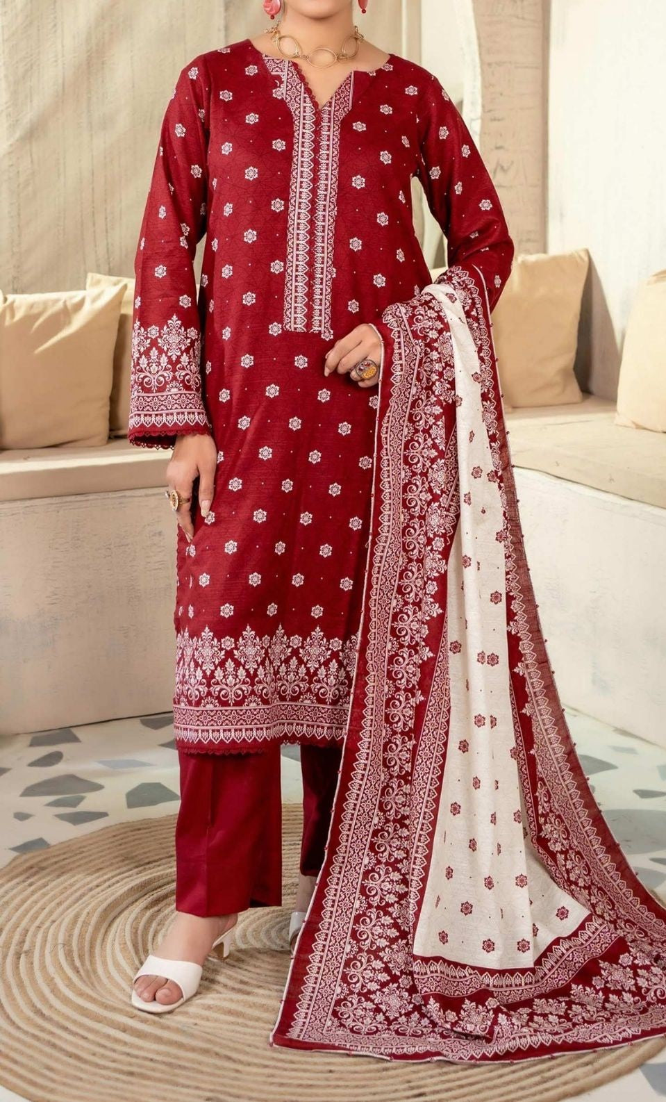 DIGITAL PRINTED KHADDAR-3PC
