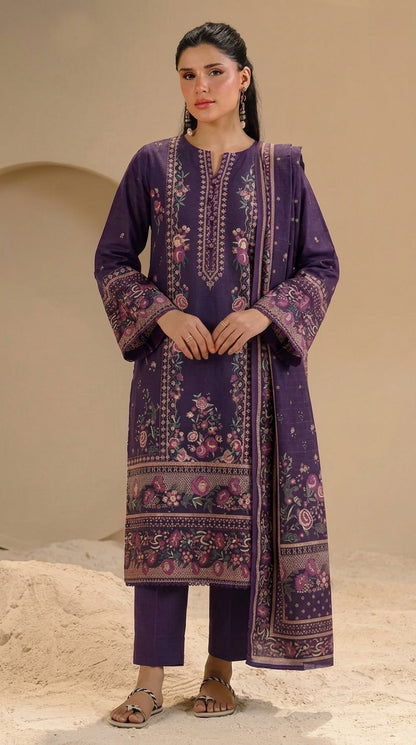 Fancy Printed Lawn 3PC-ZR222