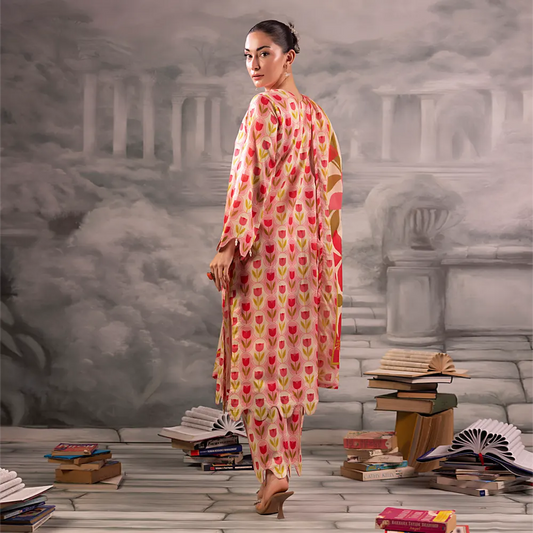 Digital Printed Lawn 3PC-ZR008