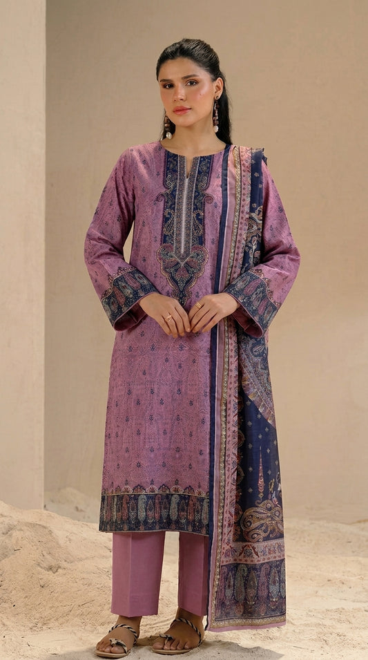 Fancy Printed Lawn 3PC-ZR225