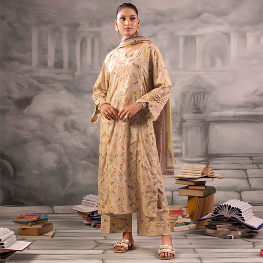 Digital Printed Lawn 3PC-ZR002