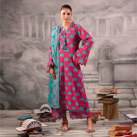 Digital Printed Lawn 3PC-ZR005