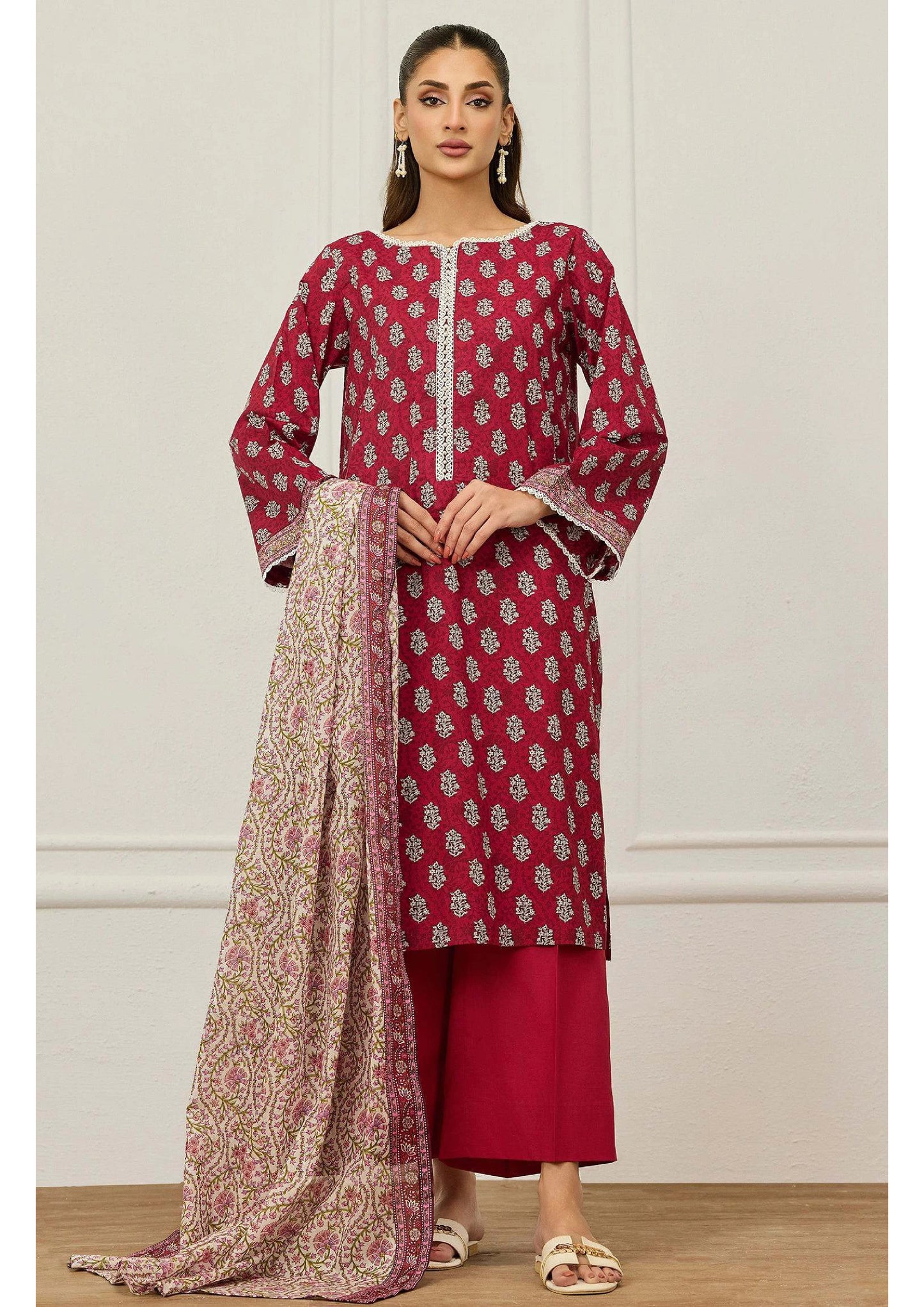 Printed Lawn 3PC | Unstitched-ZR241