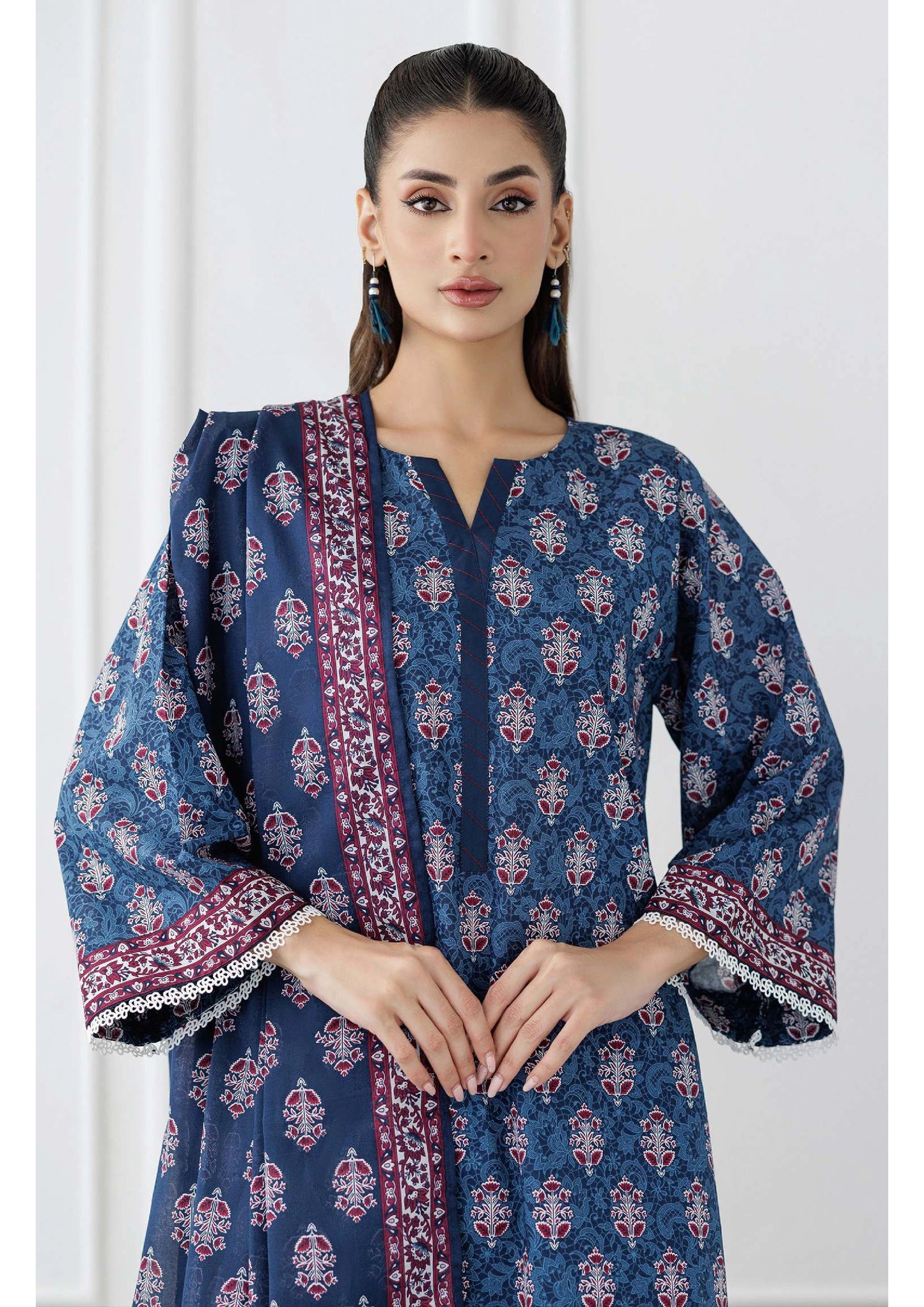 Printed Lawn 3PC | Unstitched-ZR242
