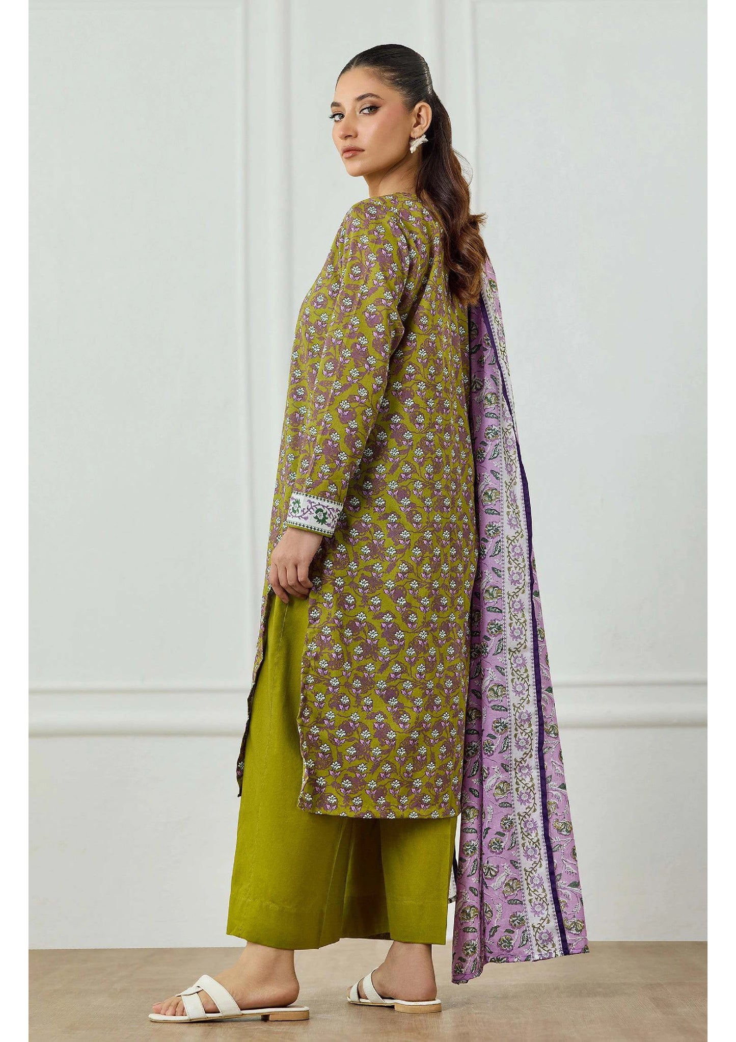 Printed Lawn 3PC | Unstitched-ZR243
