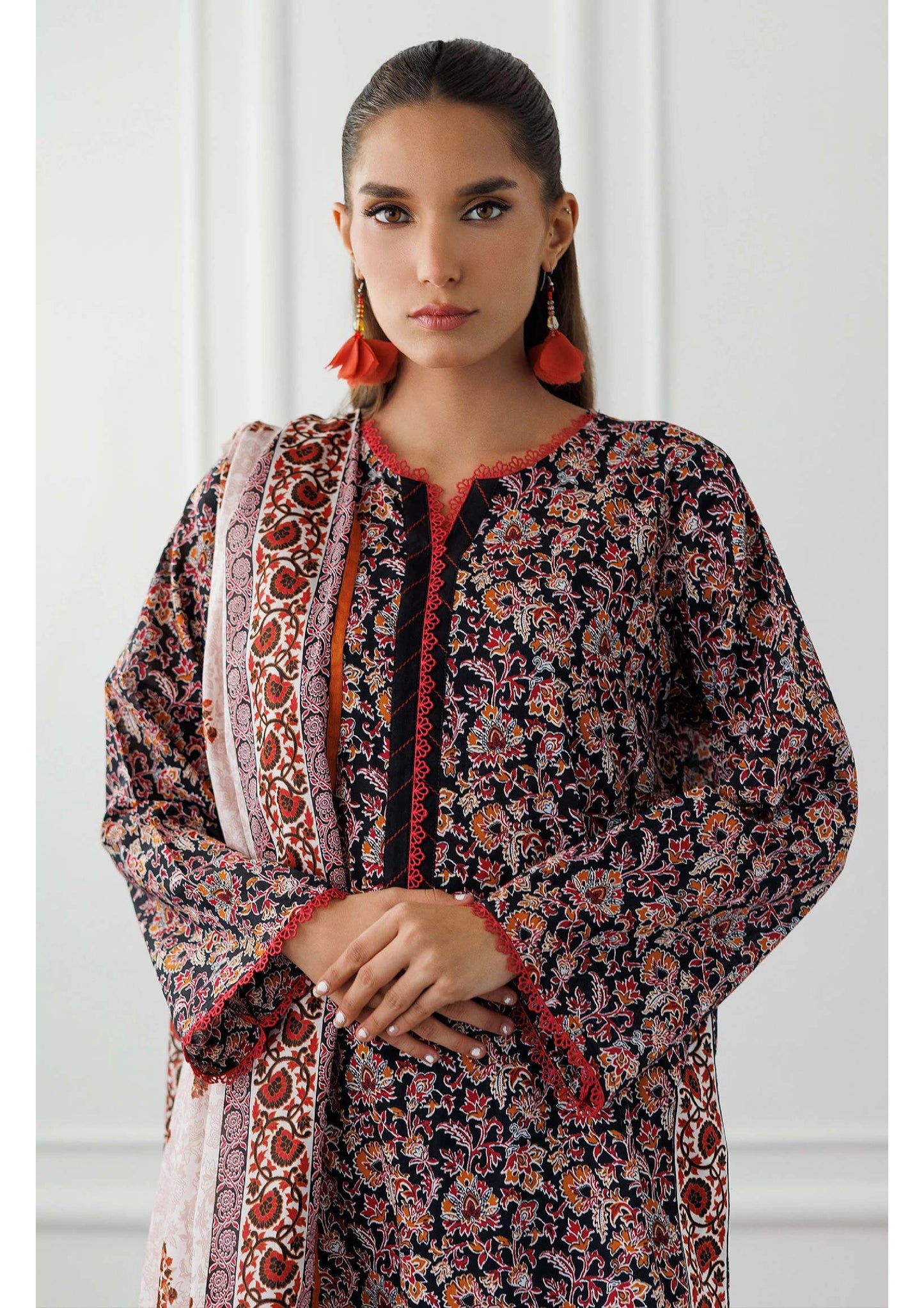 Printed Lawn 3PC | Unstitched-ZR245