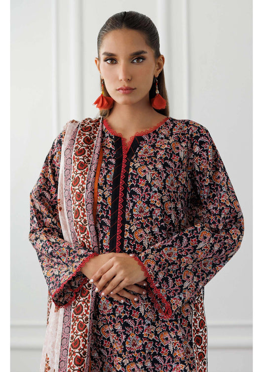Printed Lawn 3PC | Unstitched-ZR245
