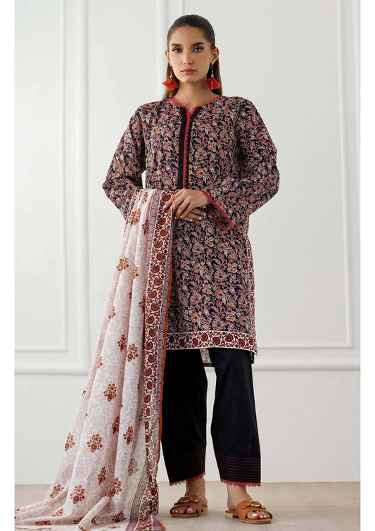 Printed Lawn 3PC | Unstitched-ZR245