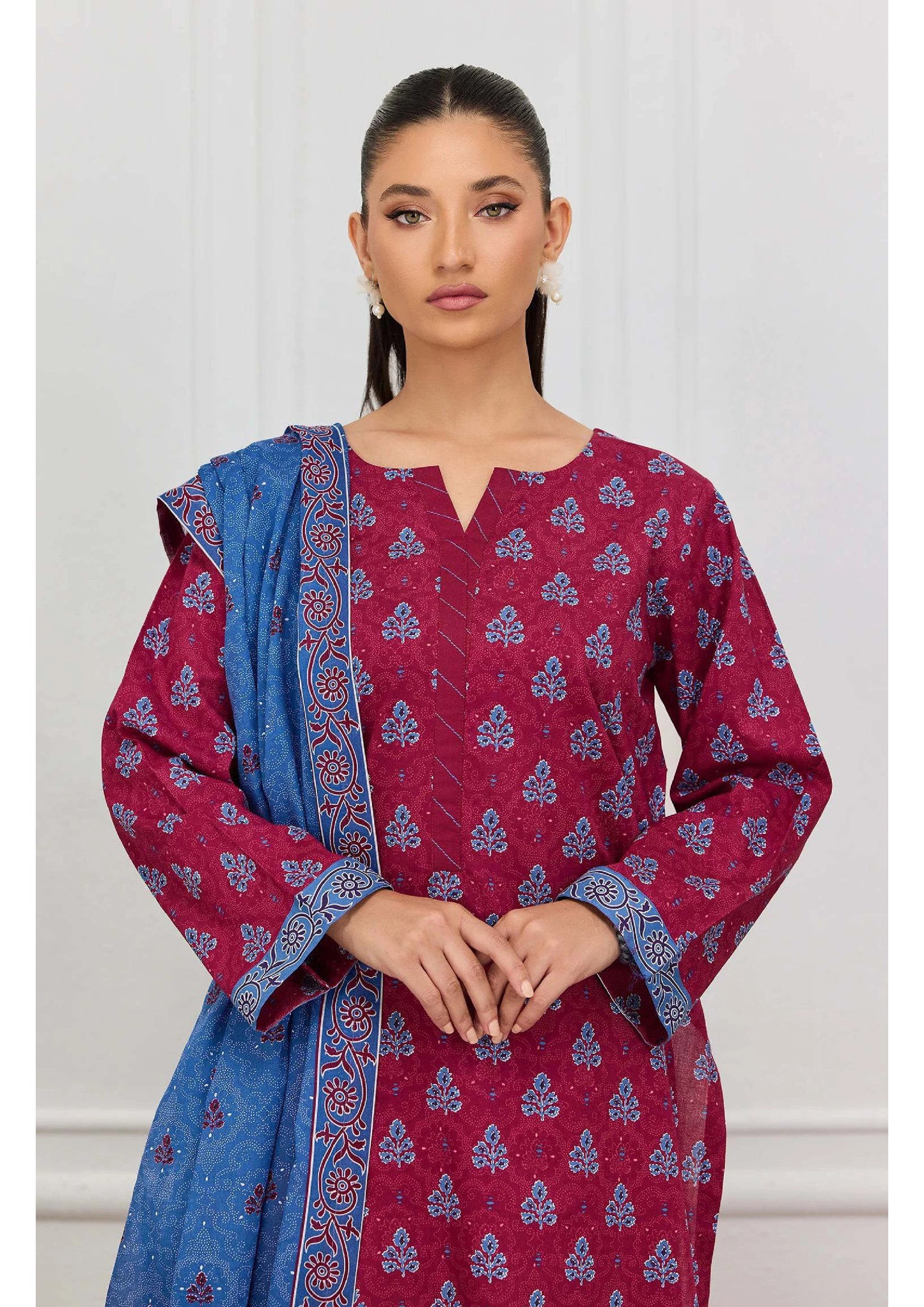 Printed Lawn 3PC | Unstitched-ZR247
