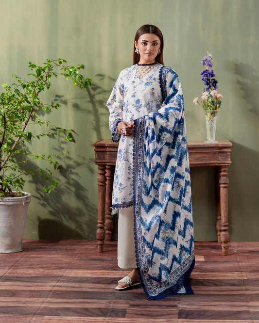 Premium Printed Lawn 3PC-ZR022