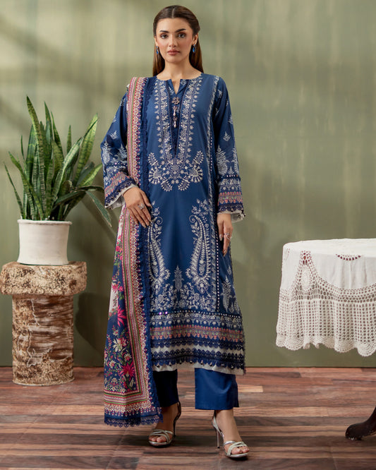 Premium Printed Lawn 3PC-ZR030