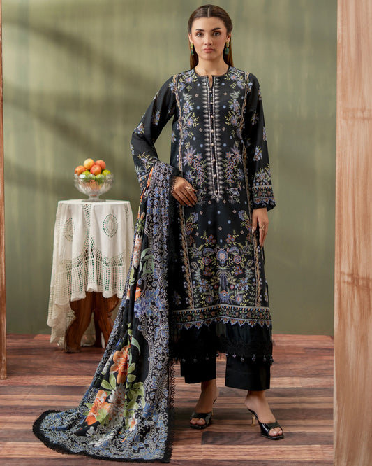 Premium Printed Lawn 3PC-ZR027