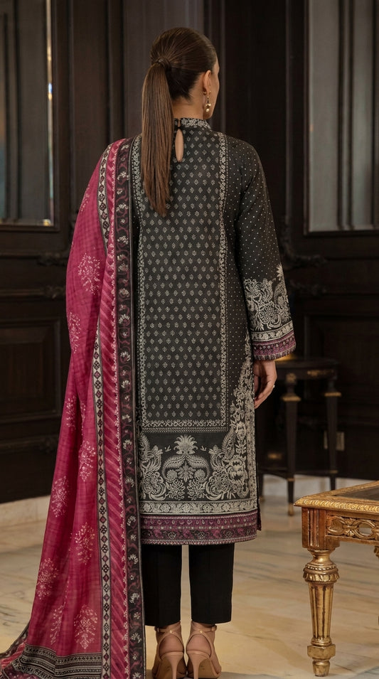 Fancy Printed Lawn 3PC-ZR221