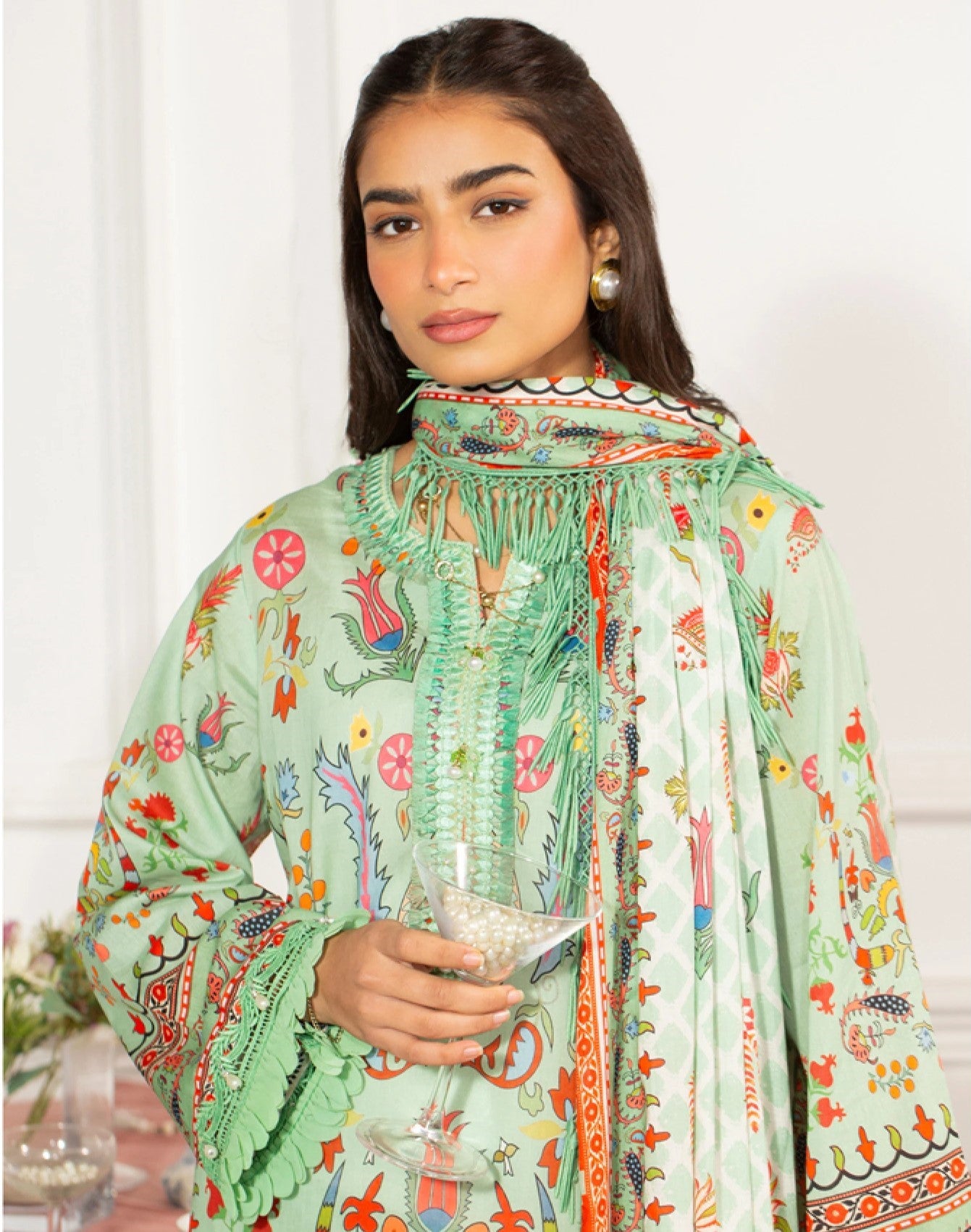 Premium Printed Lawn 3PC Suit-ZR021