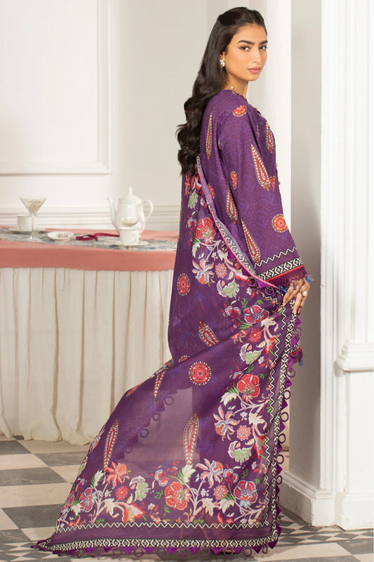 Premium Printed Lawn 3PC Suit-ZR016