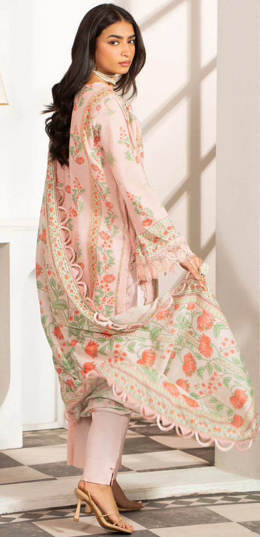 Premium Printed Lawn 3PC Suit-ZR018