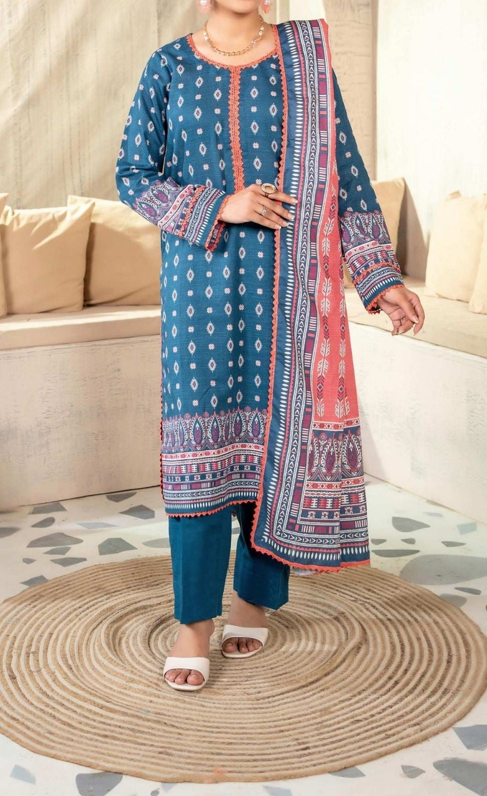 DIGITAL PRINTED KHADDAR-3PC
