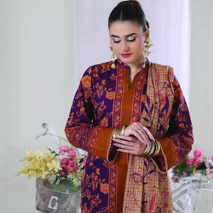 Digital Printed Lawn 3PC-ZR176
