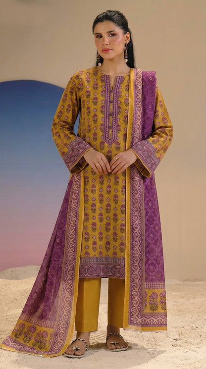 Fancy Printed Lawn 3PC-ZR226