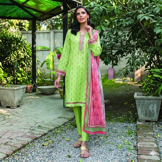 Digital Printed Lawn 3PC-ZR076