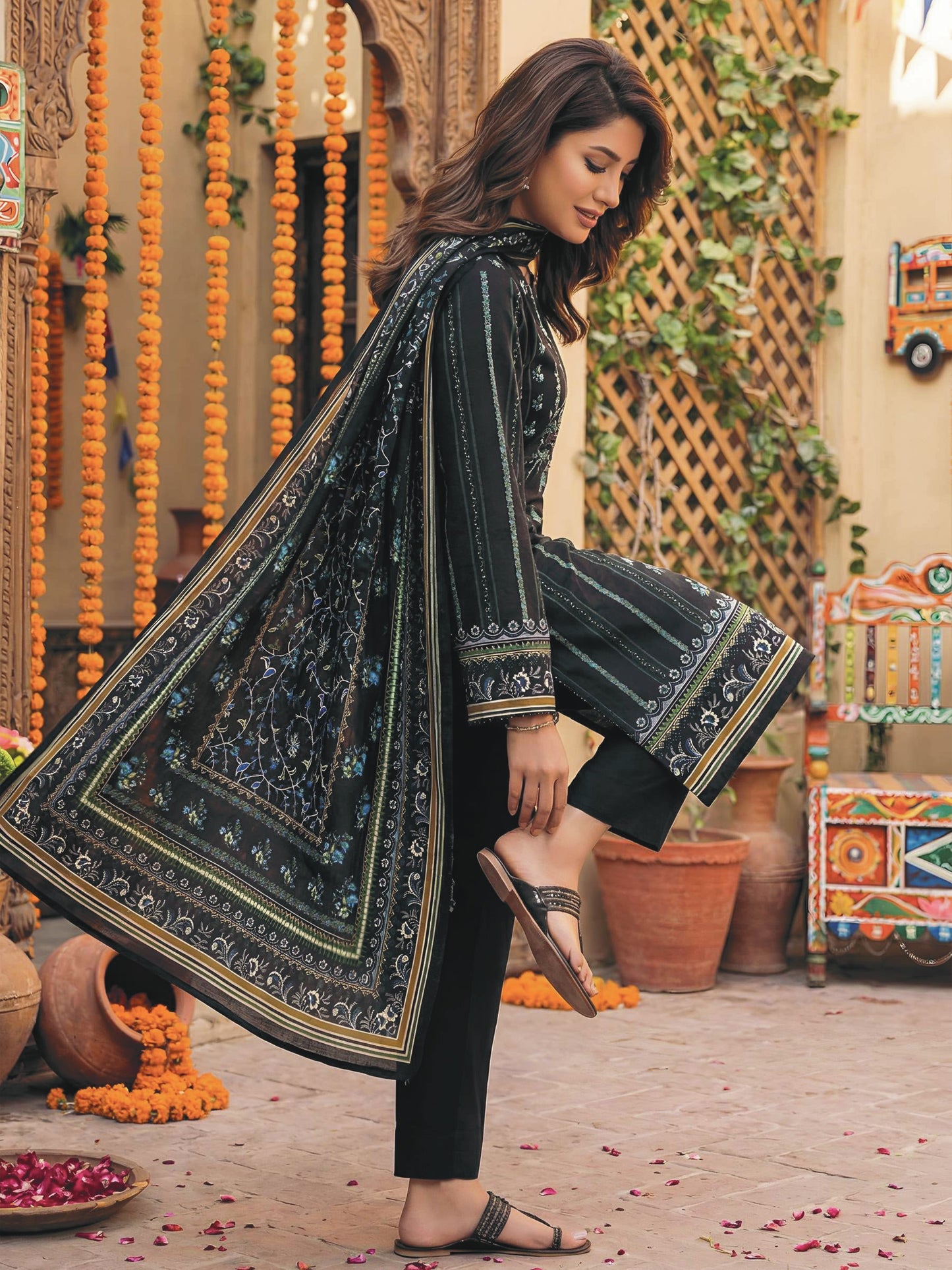 Printed Lawn 3PC-ZR050