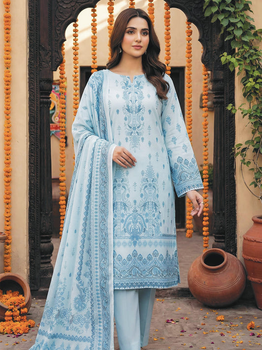 Printed Lawn 3PC-ZR048