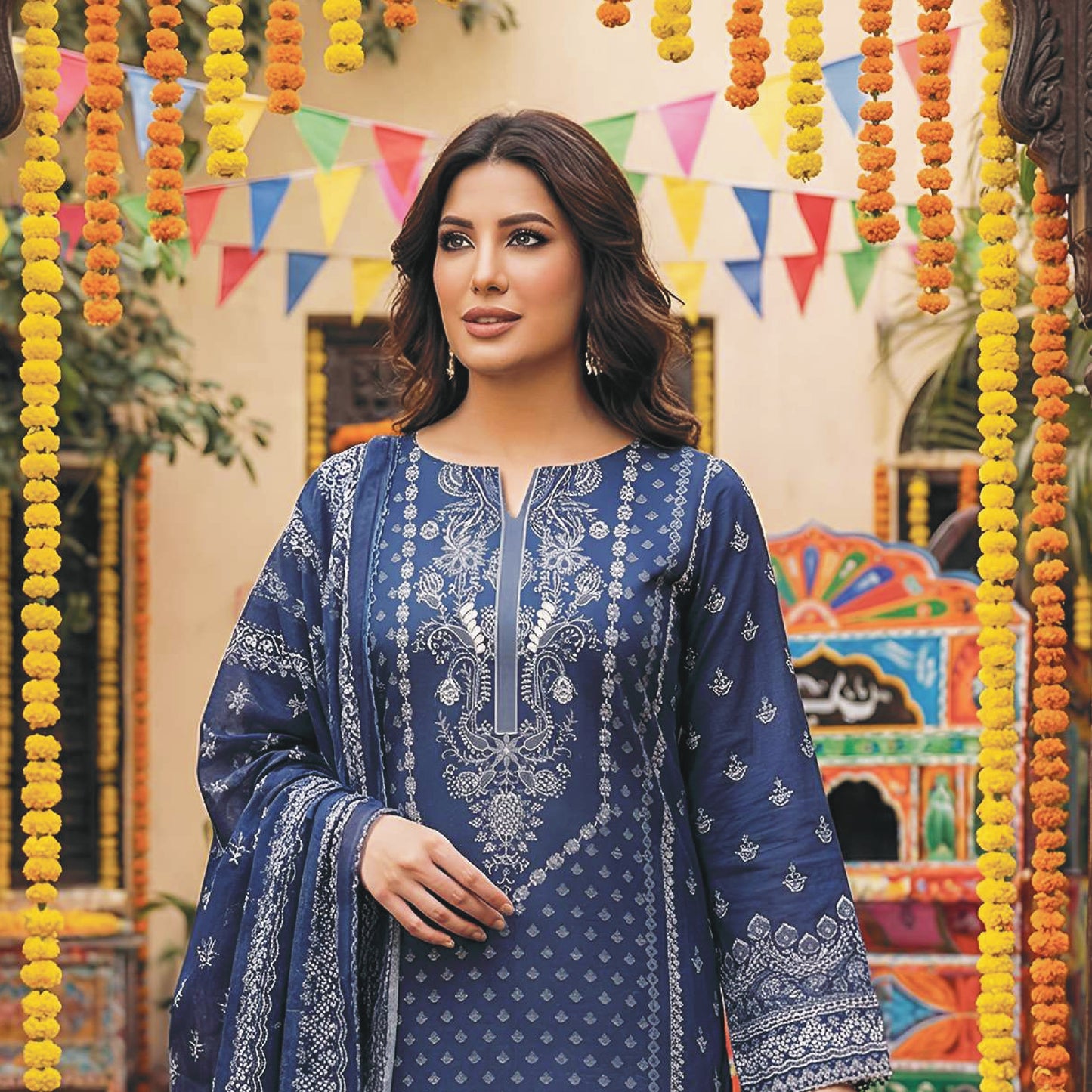 Printed Lawn 3PC-ZR045
