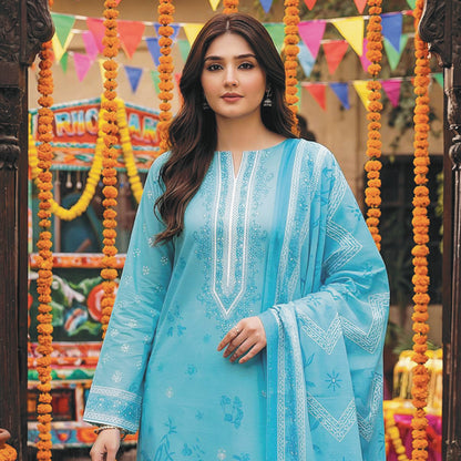 Printed Lawn 3PC-ZR046