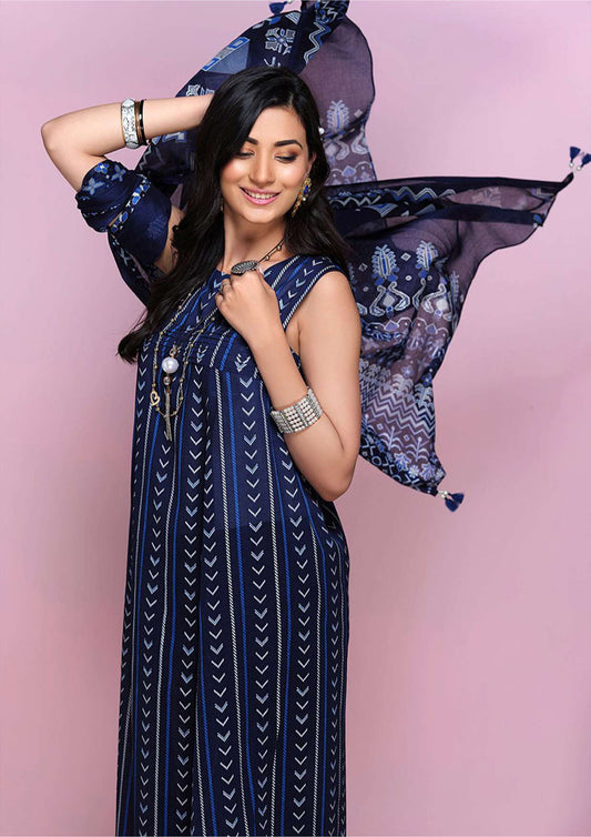 Digital Printed 3PC Suit-ZR090