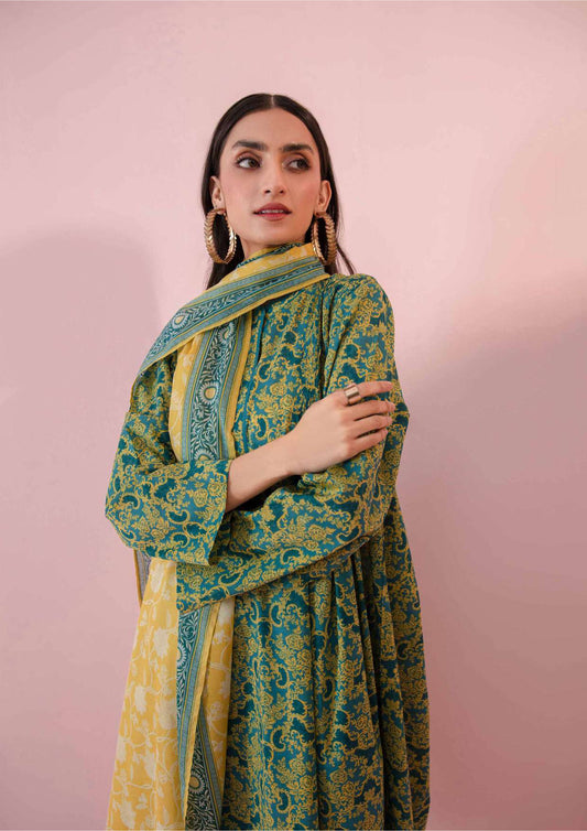 Digital Printed 3PC Suit-ZR092